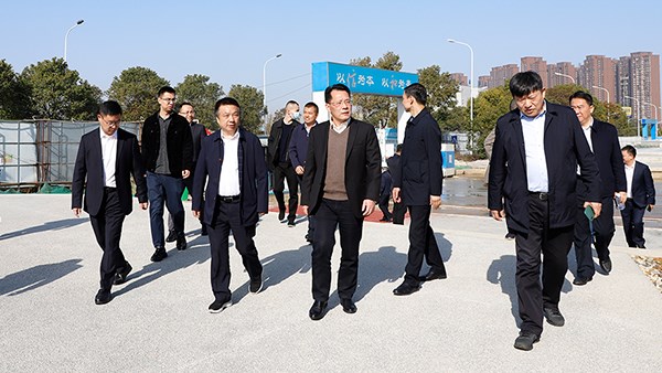 市委常委、副市长李建华现场调研胥家桥综合物流园项目